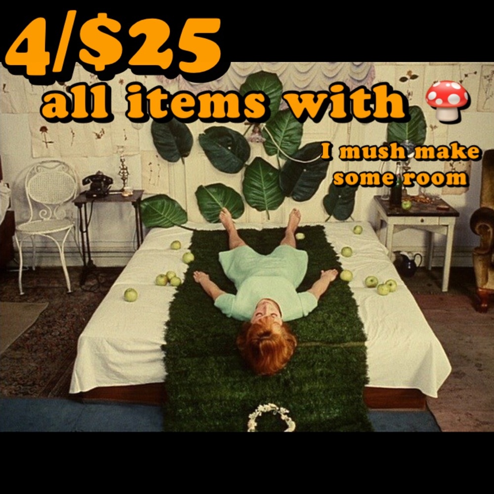 🍄 4/$25 sale 🍄